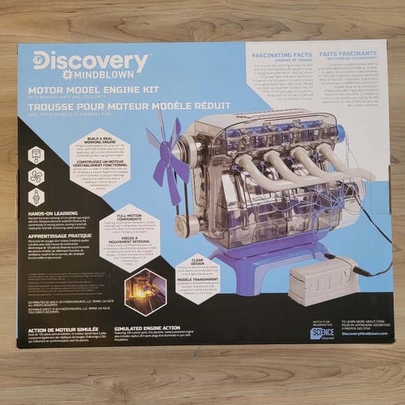 DISCOVERY MindBlown DIY Model Engine Kit - mechanic assembly construction, new - Picture 5 of 7